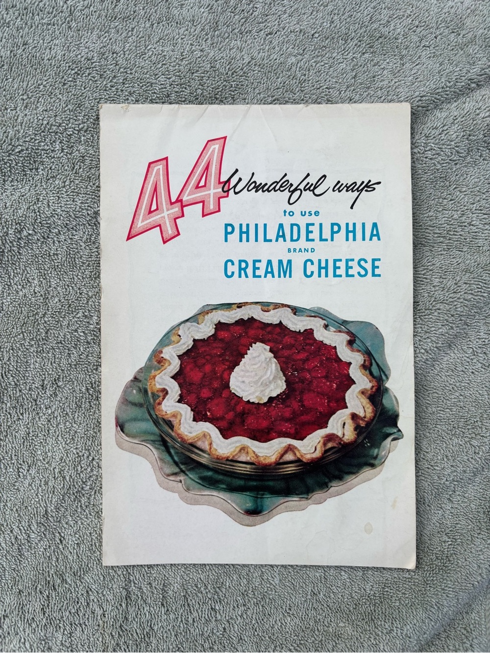 Vintage Philadelphia Cream Cheese Recipe Booklet - 1954